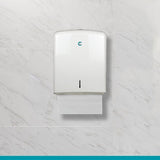 White paper towels 3000 pcs Cellulose 2-ply - ZZ fold