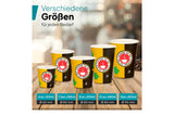 Pappbecher (Coffee to go) Kaffeebecher 7,5oz 180ml