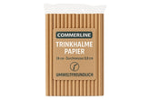 Strohhalme Papier, Pappstrohhalme,Trinkhalme Braun