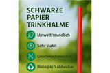 Strohhalme Papier, Pappstrohhalme,Trinkhalme Bunt