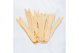 Wooden French fry fork 85mm