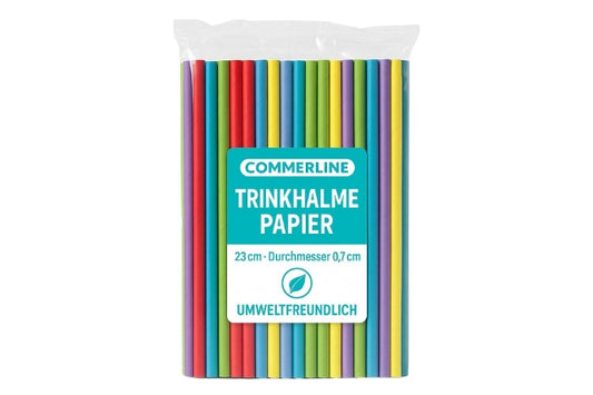 Strohhalme Papier, Pappstrohhalme,Trinkhalme Bunt