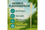 Fingerfood-Spieße 12 cm aus Bambus