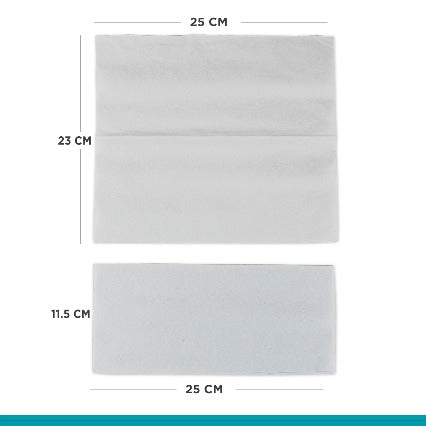 Handtuchpapier weiß Cellulose 2 lagig- V Falz 3000 Stück