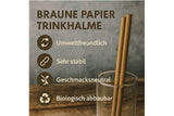 Strohhalme Papier, Pappstrohhalme,Trinkhalme Braun