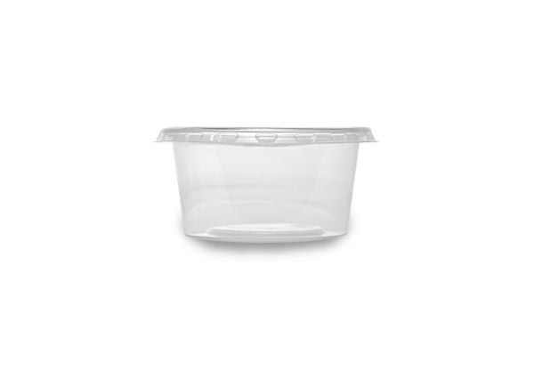 Feinkostbecher 250ml PP rund Verpackungsbecher 250 Stück Kombi