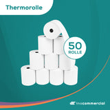 Thermorolle 57x45x12mm, 25 Meter 50 Rollen