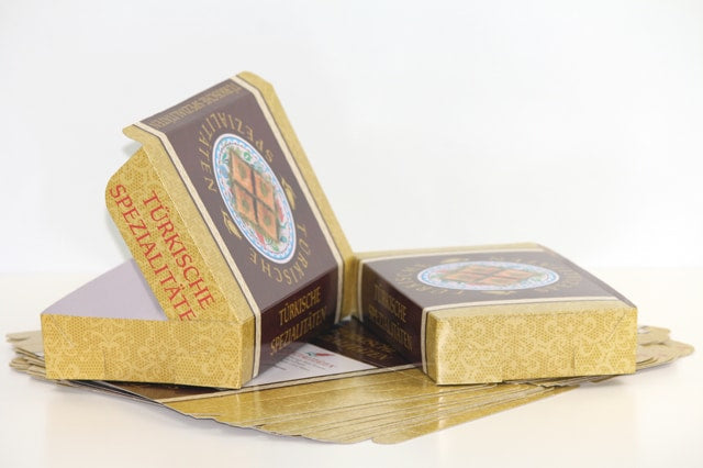 Baklava Box / Faltschachteln für Baklava 1000 gr (100 Stück)