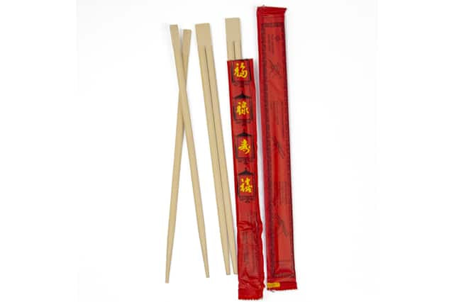 Essstäbchen-Chopsticks 23 cm Paar- Rot